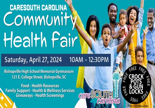CareSouth Carolina Hosting Health Fair on Saturday, April 27, 2024