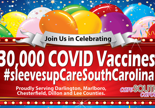 CareSouth Carolina celebrating milestone of 30,000 COVID-19 vaccines administered