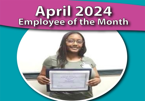 April 2024 Employee of the Month - Nika Reddick