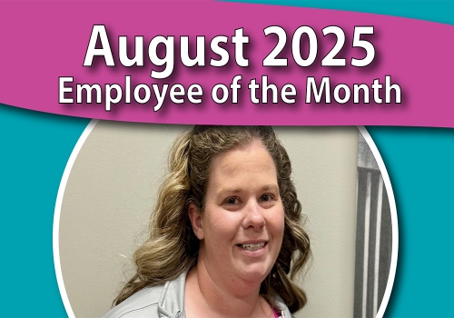 August 2025 Employee of the Month - Melissa Brock