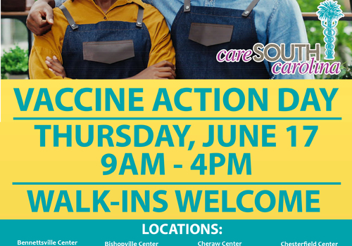 CareSouth Carolina partnering with SC-DHEC for 'Vaccine Action Day'