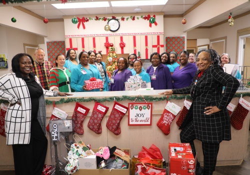 CareSouth Carolina’s Rosa Lee Gerald Office Spreads Holiday Cheer to Local Families