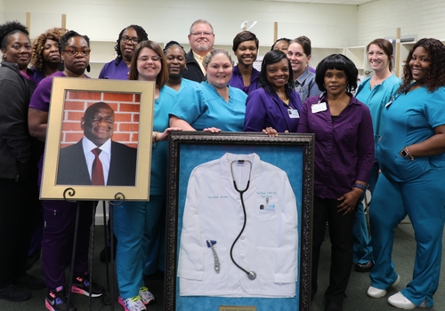 TIm Brown, MSN, FNP-BC Honored at Unveiling Ceremony