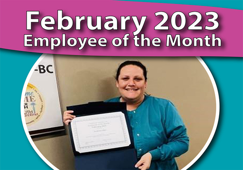 February 2023 Employee of the Month - Katlynn Liles