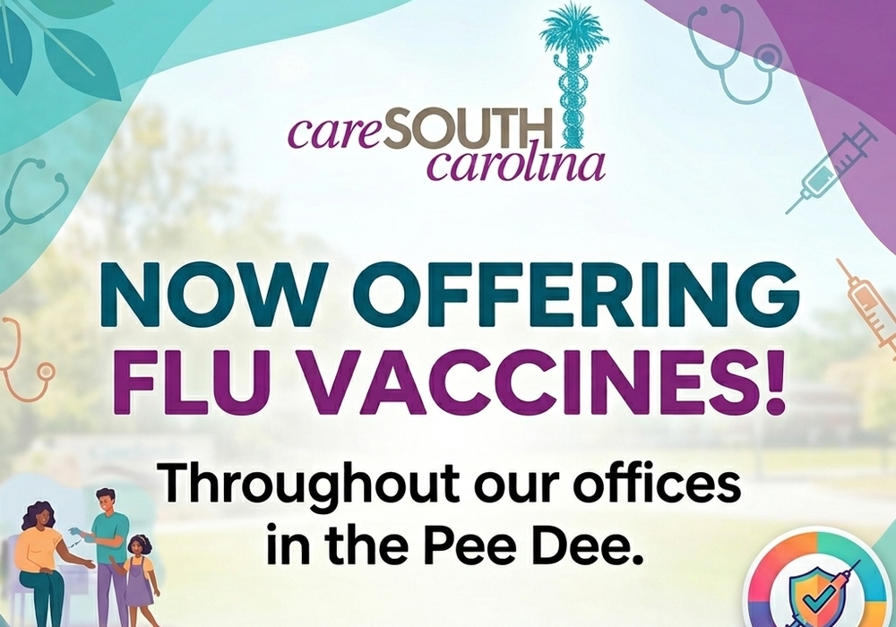 CareSouth Carolina Now Offering Flu Vaccines Throughout the Pee Dee