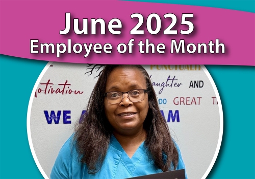 June 2025 Employee of the Month - Minnie Hare