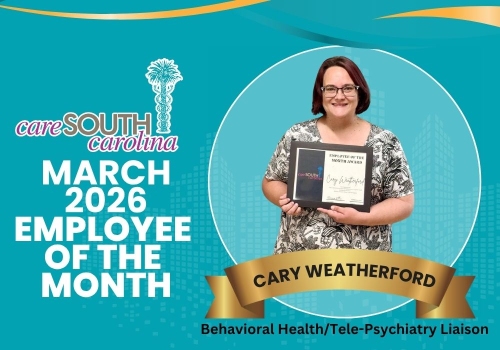March 2026  Employee of the Month - Cary Weatherford