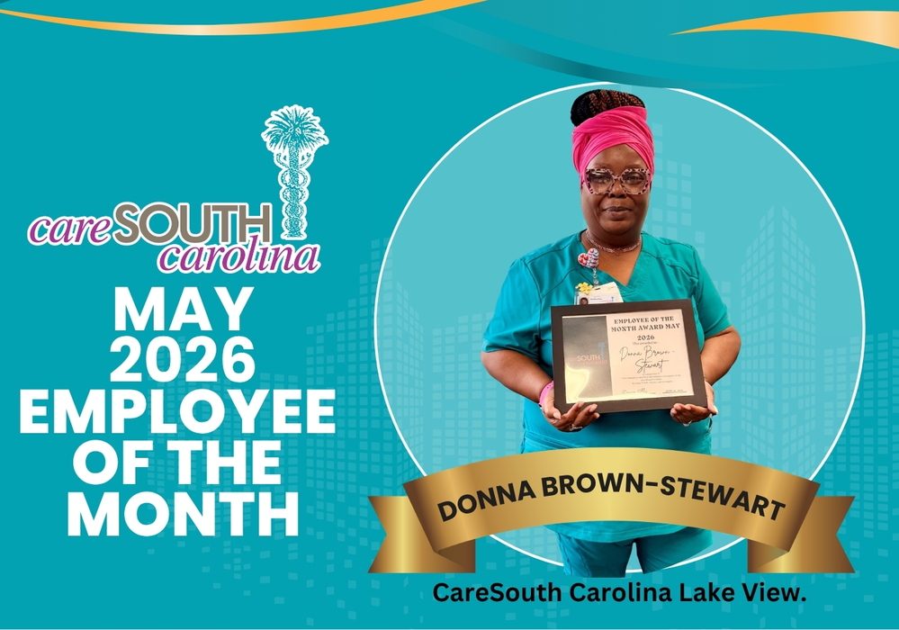 May 2026 Employee of the Month - Donna Brown-Stewart