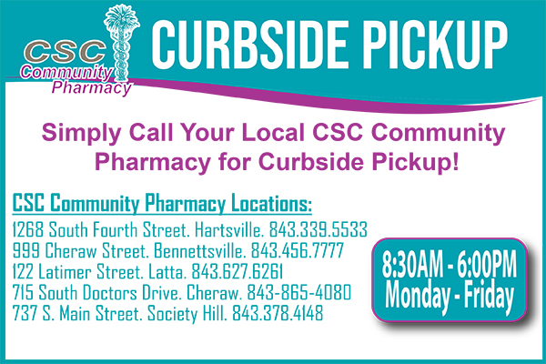 FAQs: Curbside Pick-up at CSC Community Pharmacies
