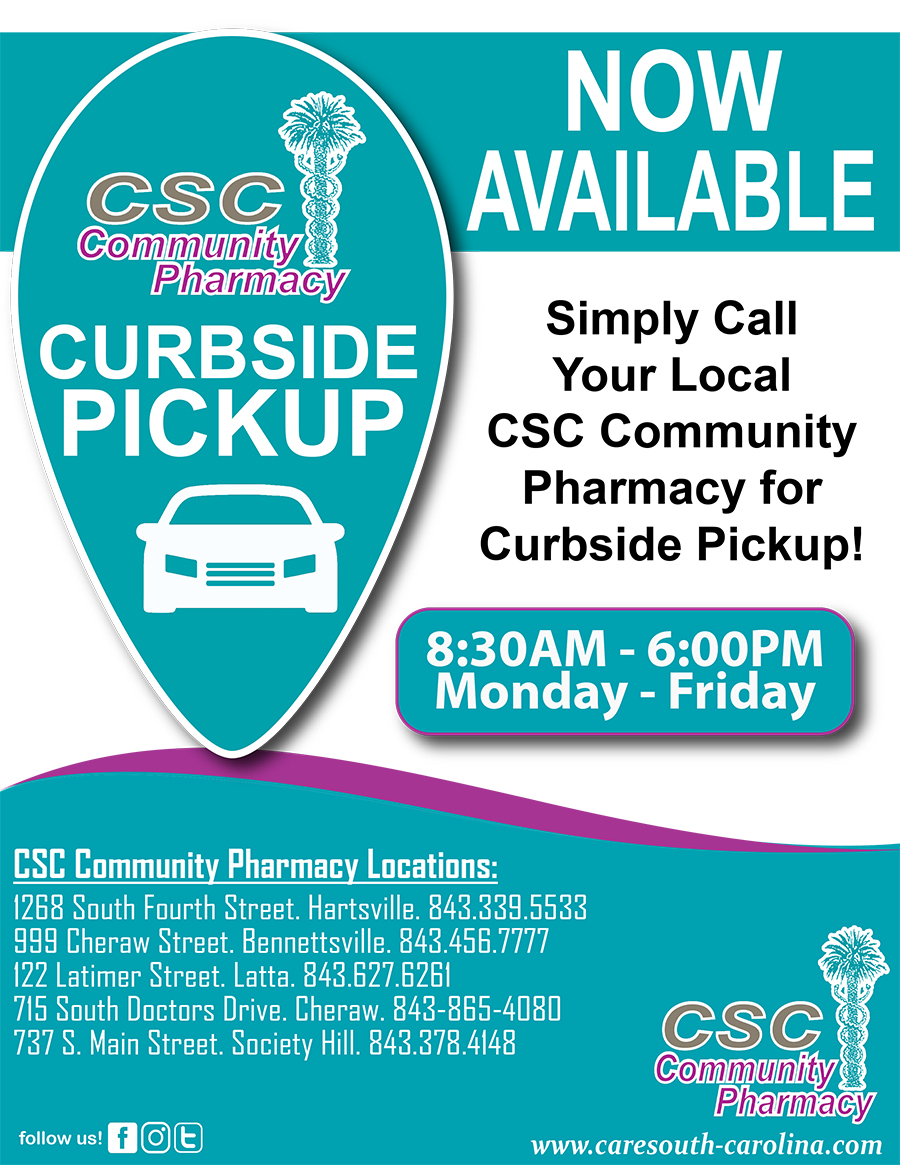 CSC Community Pharmacies Offering Curbside Pickup