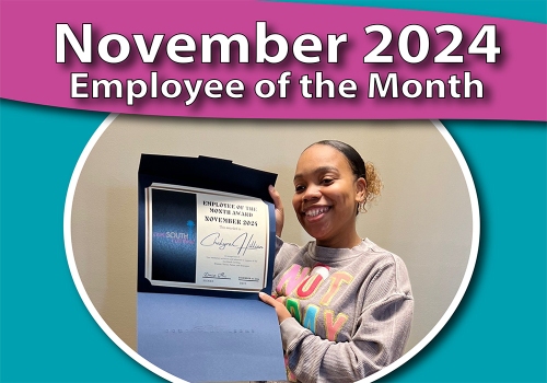 November 2024 Employee of the Month - Chakyra Hillian