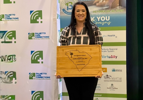 CareSouth Carolina’s Kaitlin Hughes Honored With Statewide Telehealth Award