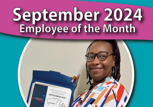 September 2024 Employee of the Month - Summer Yates